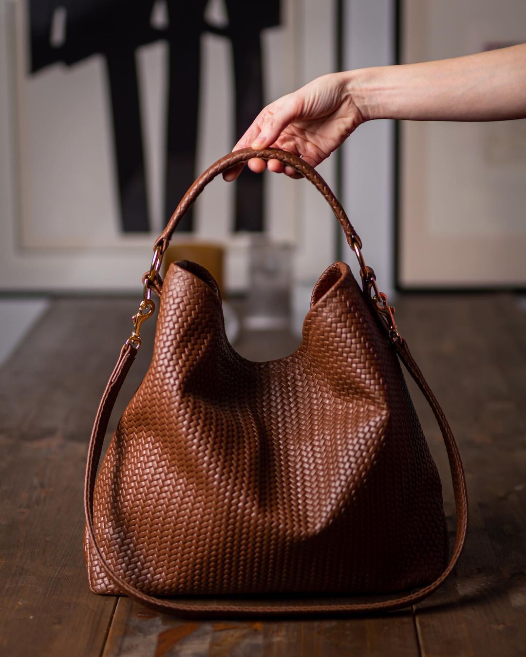 Leather Hand Bag - LH0048