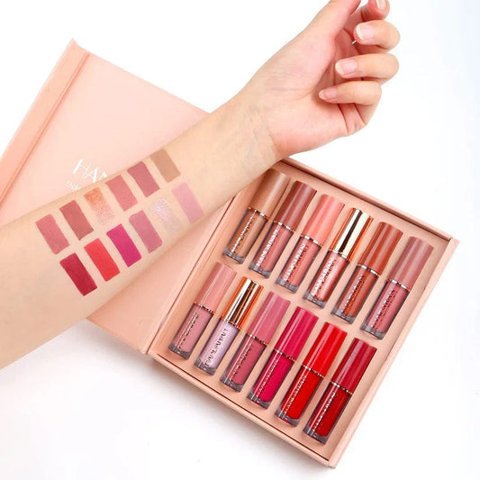 Lip Gloss Set ( Pack of 12 ) .* پارسل کھول کر چک کرے اس کے بعد پیمنٹ ادا کرے