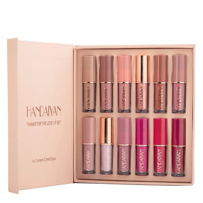 Lip Gloss Set ( Pack of 12 ) .* پارسل کھول کر چک کرے اس کے بعد پیمنٹ ادا کرے