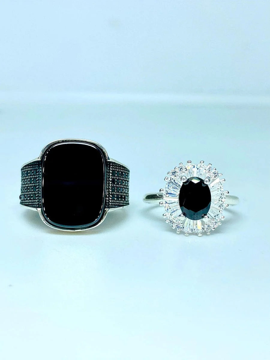LUXURY TURKISH MATCHING RINGS FOR COUPLES