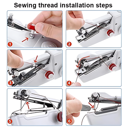 Handy Stitch Portable Mini Sewing Machine | Handheld Quick Fix Stitcher